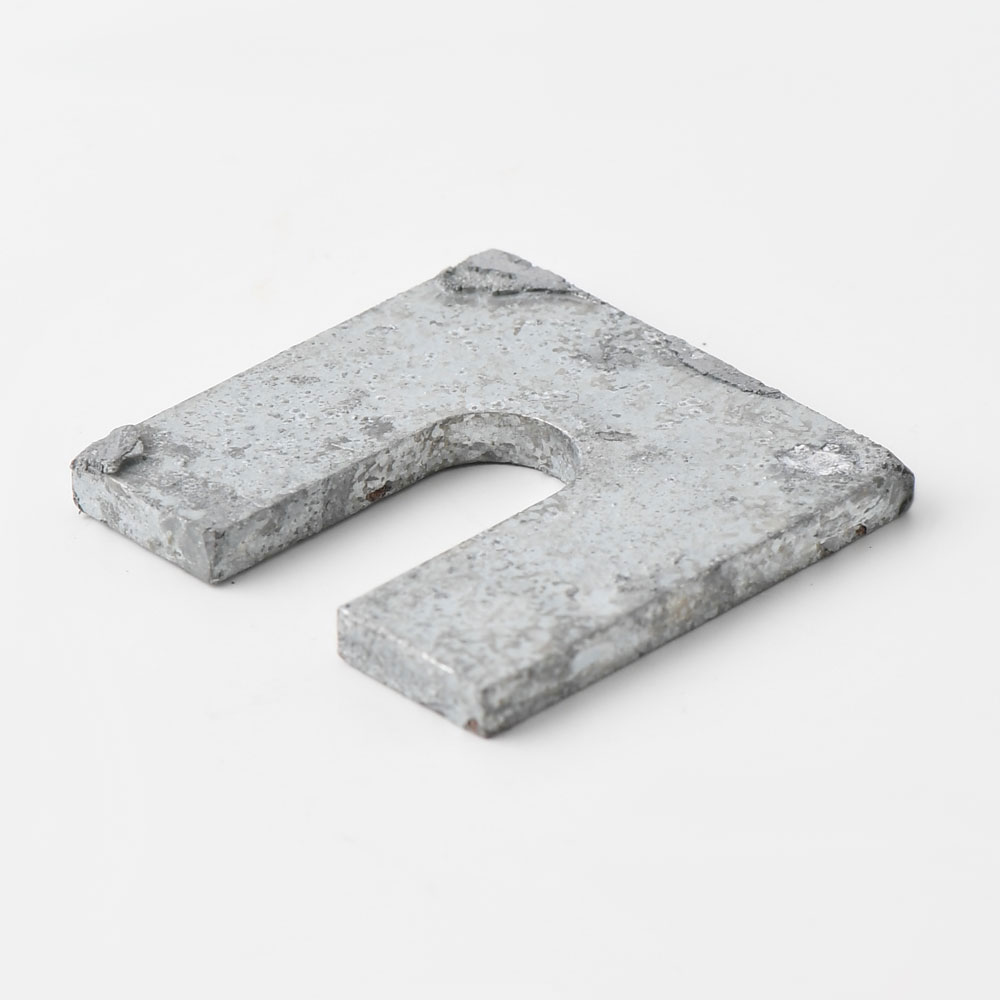 Galvanised Steel Horseshoe Packer 50 x 100 x 3mm
